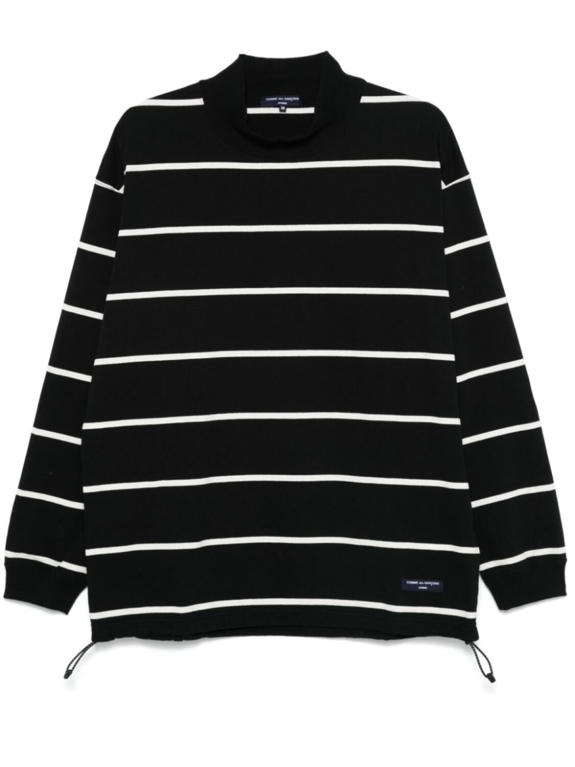 

Comme des Garçons Homme толстовка в полоску, черный