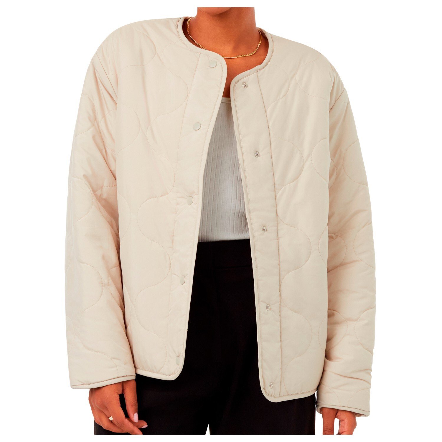 

Флисовый свитер Tentree Women's Reversible Ecoloft Bomber, цвет Pale Oak/Vintage White