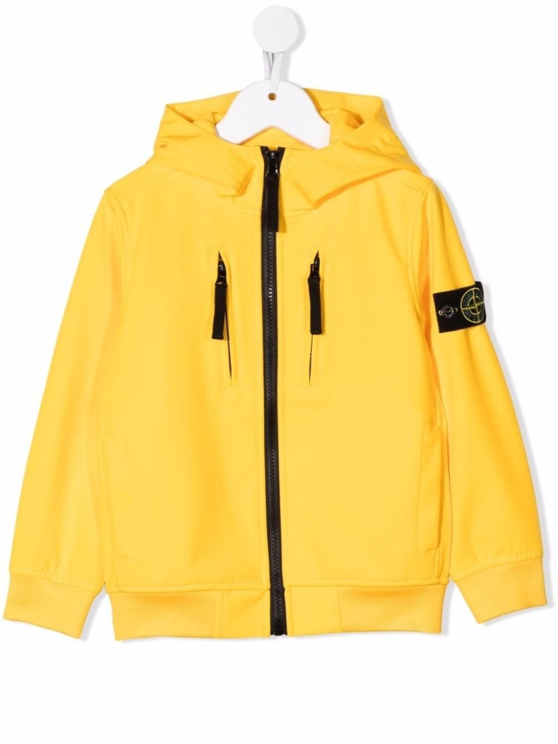 

Stone Island Junior куртка с нашивкой-логотипом, желтый