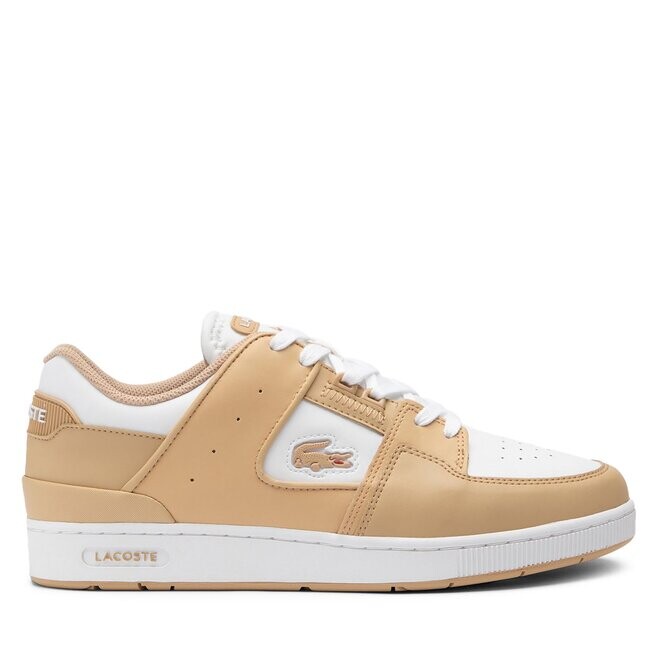 Кроссовки Lacoste Court Cage 747SMA0050 Lt Brw/Wht BW8, коричневый шлепанцы lacoste цвет lt brw lt brw