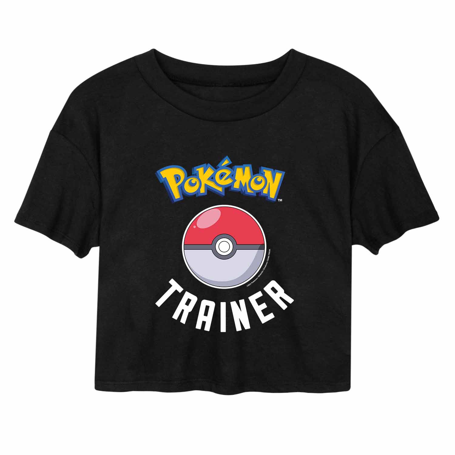 Укороченная футболка с рисунком Pokémon Trainer для юниоров Licensed Character