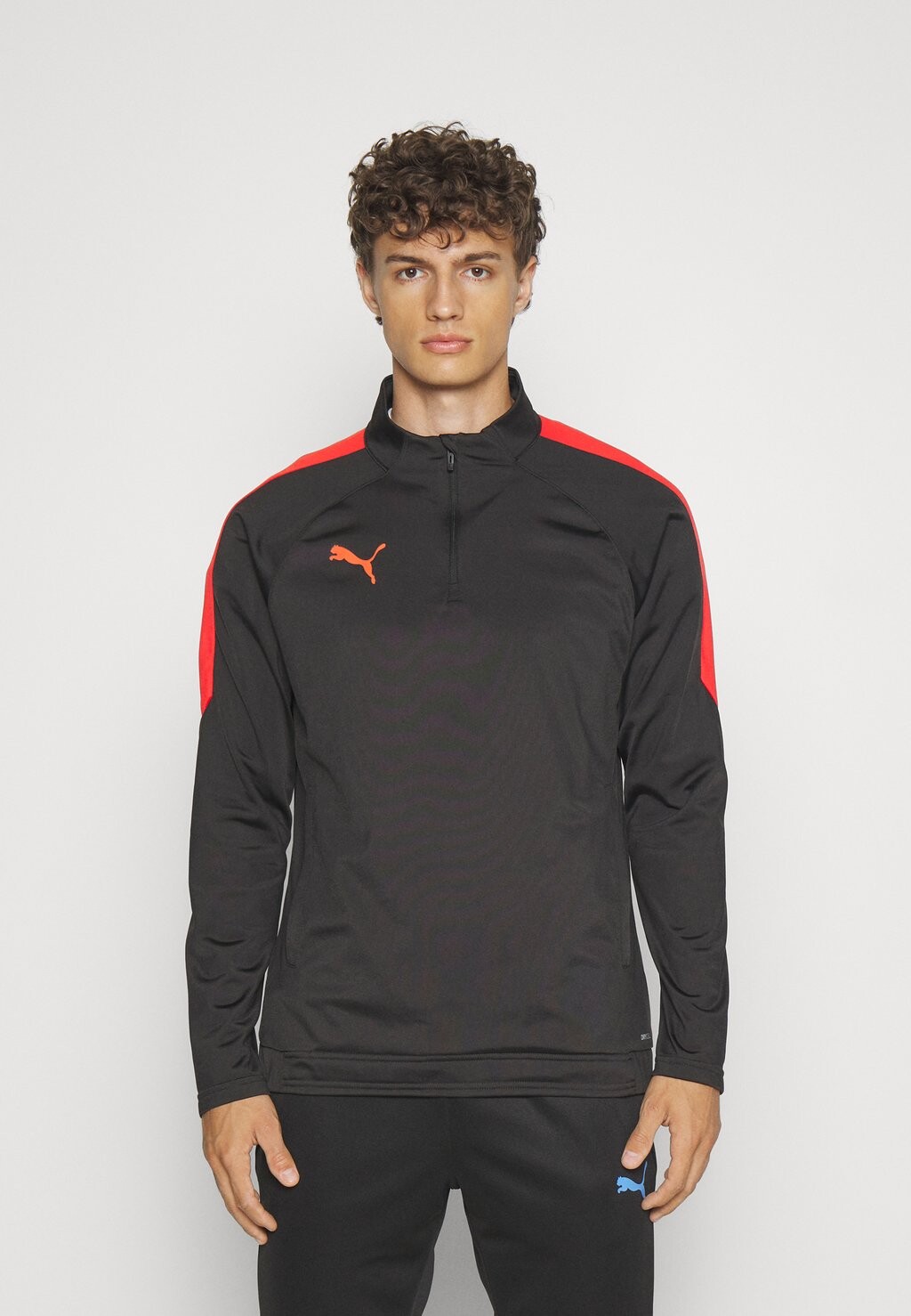 

Футболка с длинным рукавом TRAINING Puma, черный/красный