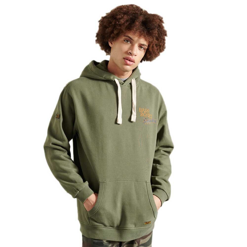 

Худи Superdry Workwear, зеленый