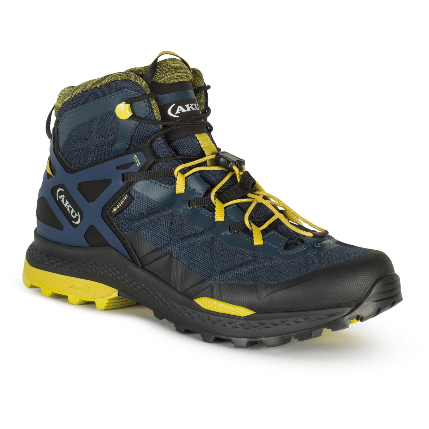 

Ботинки для прогулки Aku Rocket Mid GTX, цвет Blue/Mustard