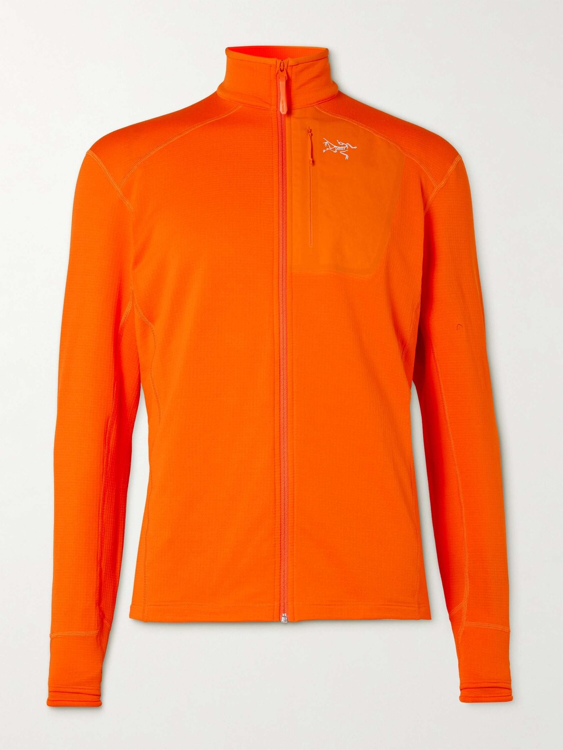 

Куртка Delta Slim-Fit из эластичного джерси с логотипом ARC'TERYX, апельсиновый, Оранжевый