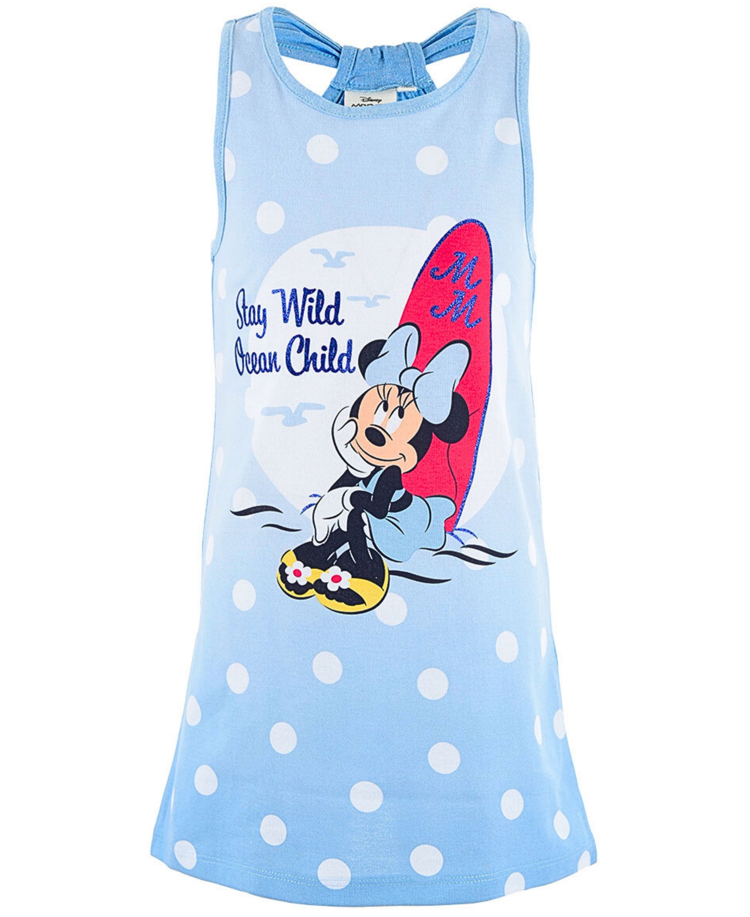 Платье Disney Minnie Mouse Sommer mit Glitzerdetails Minnie Mouse, светло синий