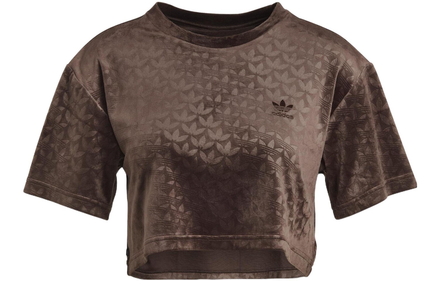 

Женский укороченный топ Adidas Originals, цвет Brown