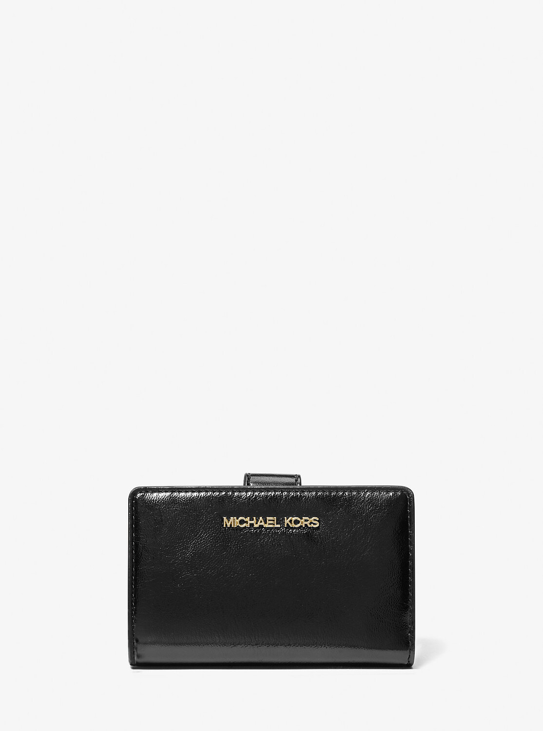 

Средний патентный кошелек Michael Kors, черный