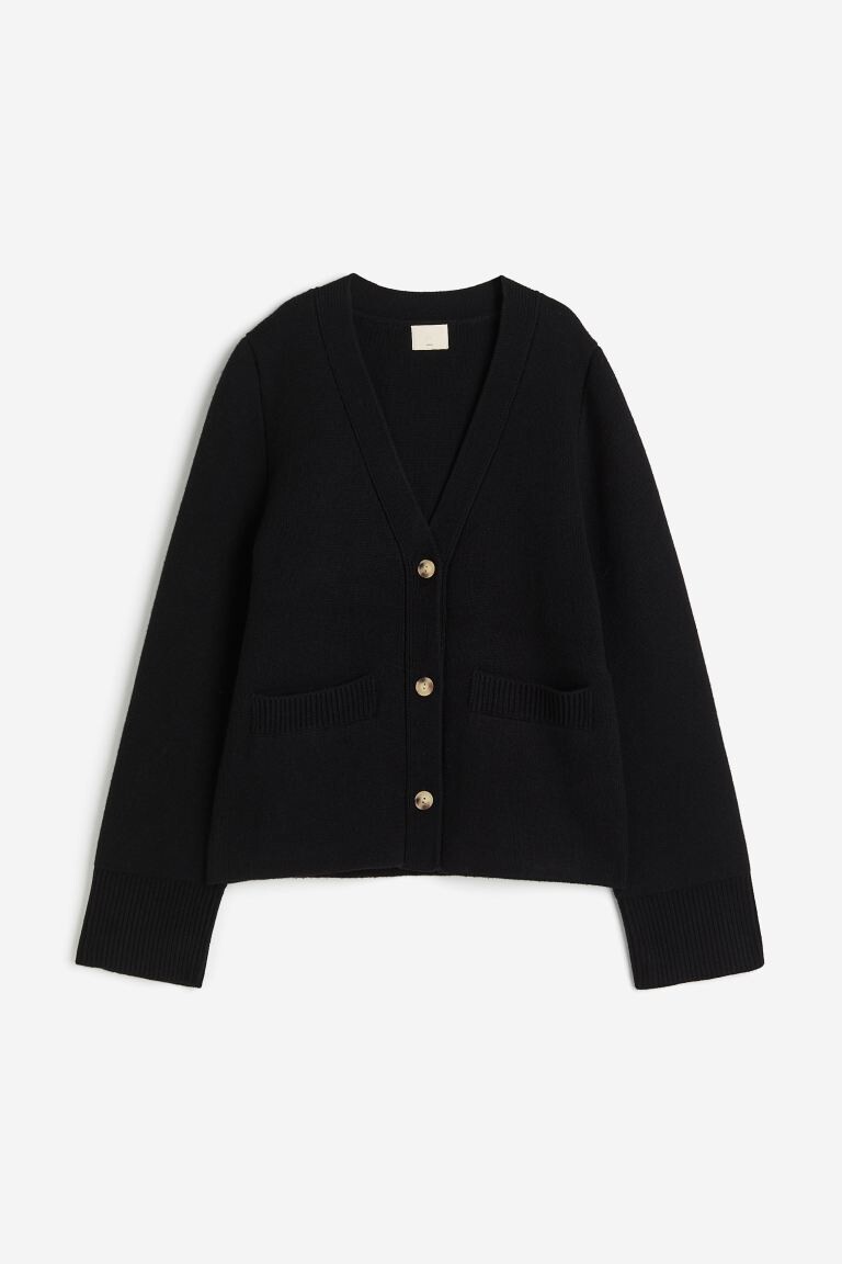 

Кардиган H&M Wool, черный
