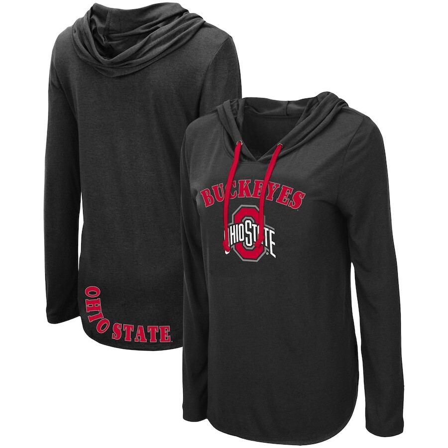 

Футболка с длинным рукавом Colosseum Ohio State Buckeyes, черный