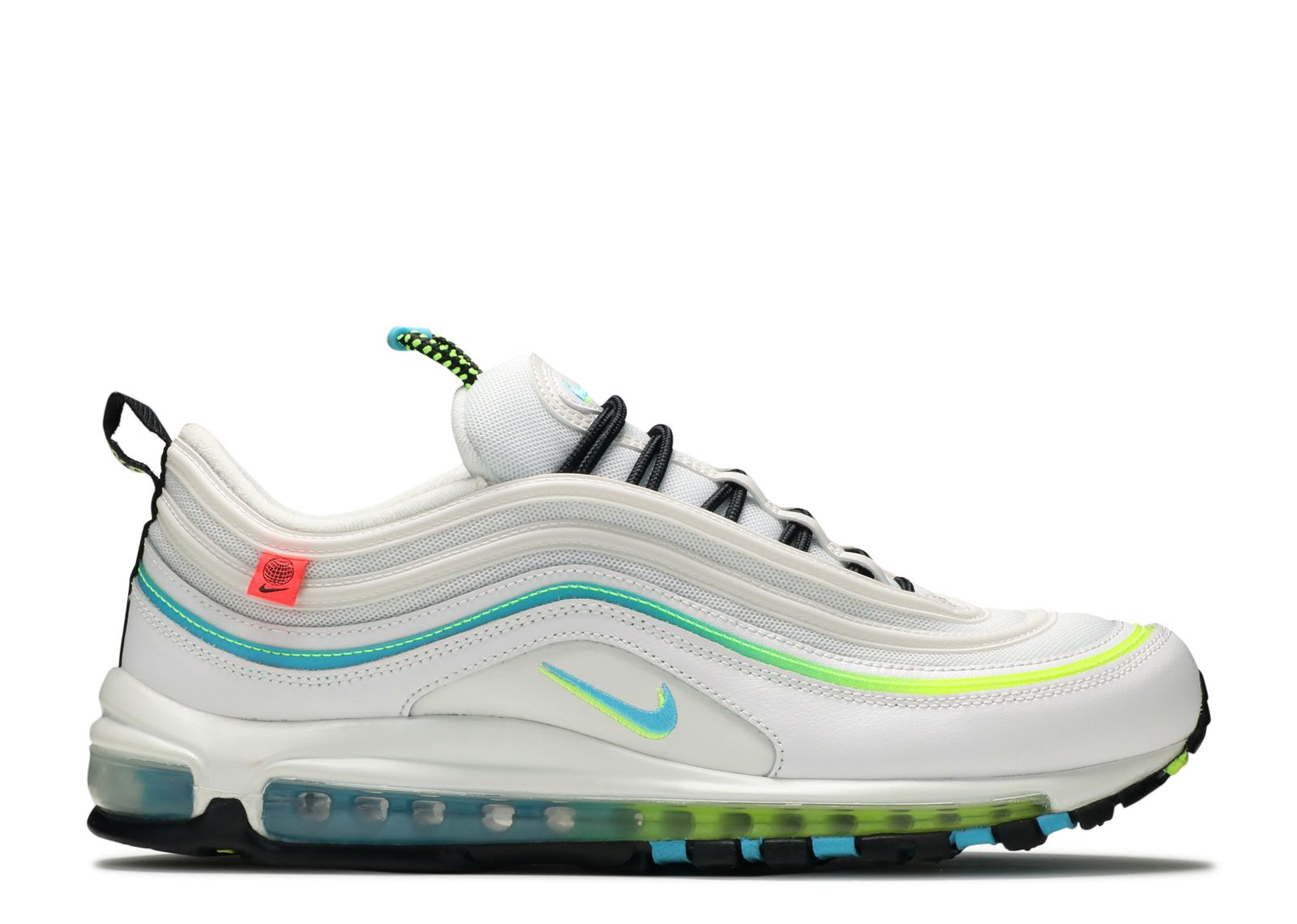 Кроссовки Nike Air Max 97 'Worldwide Pack - White', белый authentic nike air max 95 men cherry blossom worldwide pack yin yang running shoes original trainers sports sneakers runners