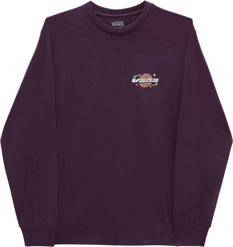 

Футболка Vans Galactic Lockdown Ls Tee, фиолетовый