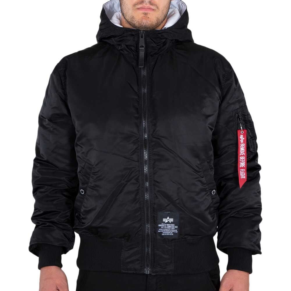 

Куртка Alpha Industries Hooded Puffer FD Reversible, черный