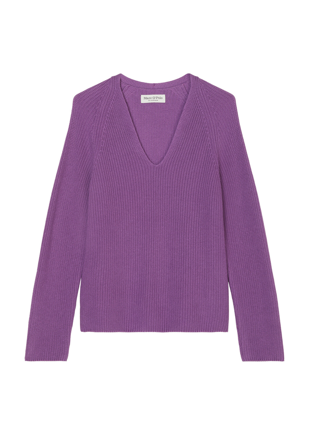 

Свитер Marc O'Polo V Neck Strick relaxed, цвет bright lilac