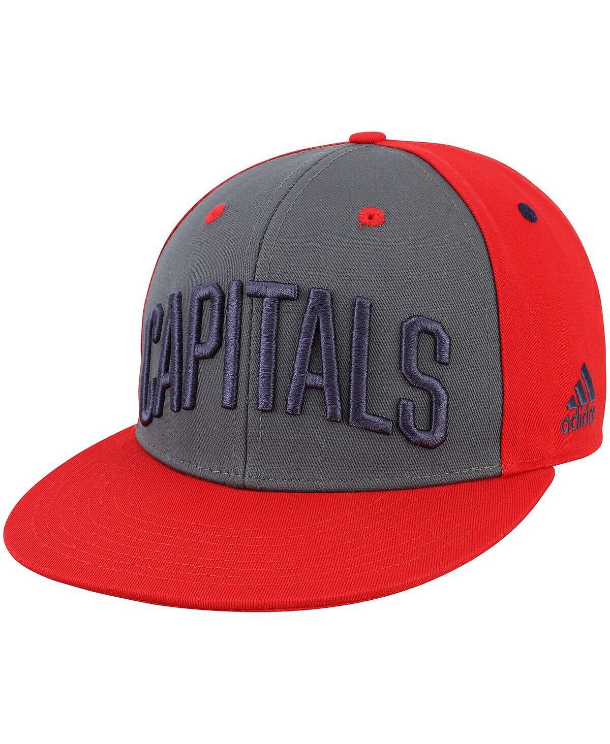

Мужская серо-красная бейсболка Washington Capitals Sport Large Team Snapback adidas