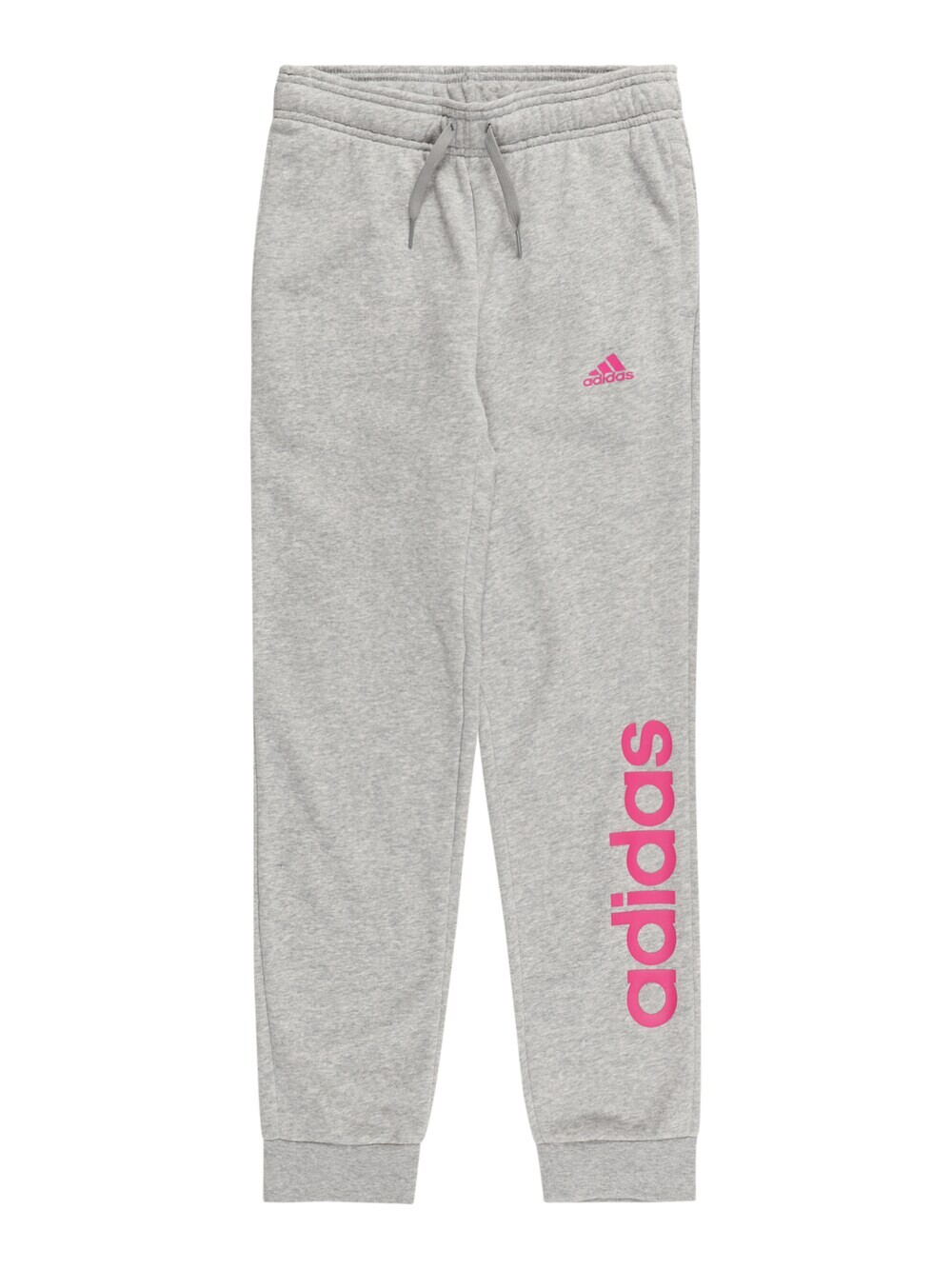 

Обычные тренировочные брюки Adidas Essentials Linear Logo, пестрый серый