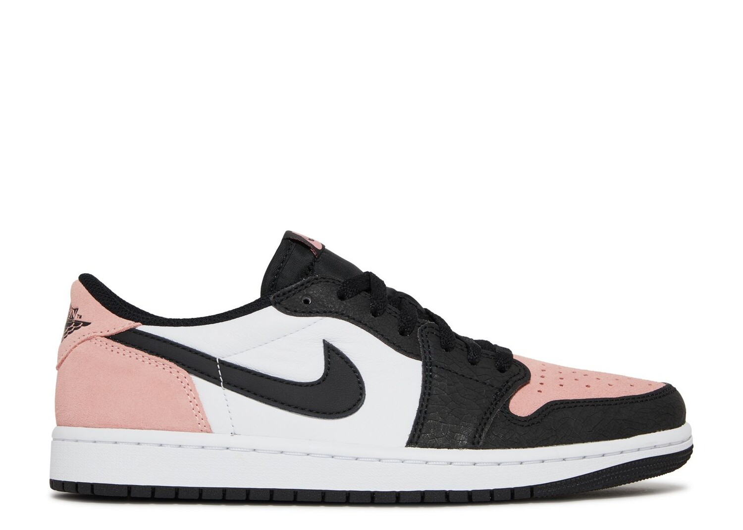 

Кроссовки Air Jordan Air Jordan 1 Retro Low Og 'Bleached Coral', розовый, Розовый;черный