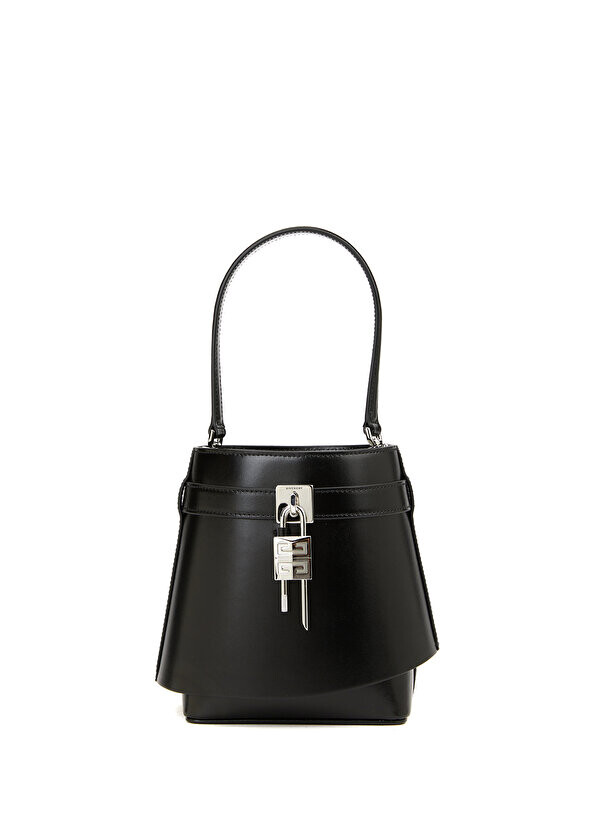 

Черная женская кожаная сумка shark lock Givenchy