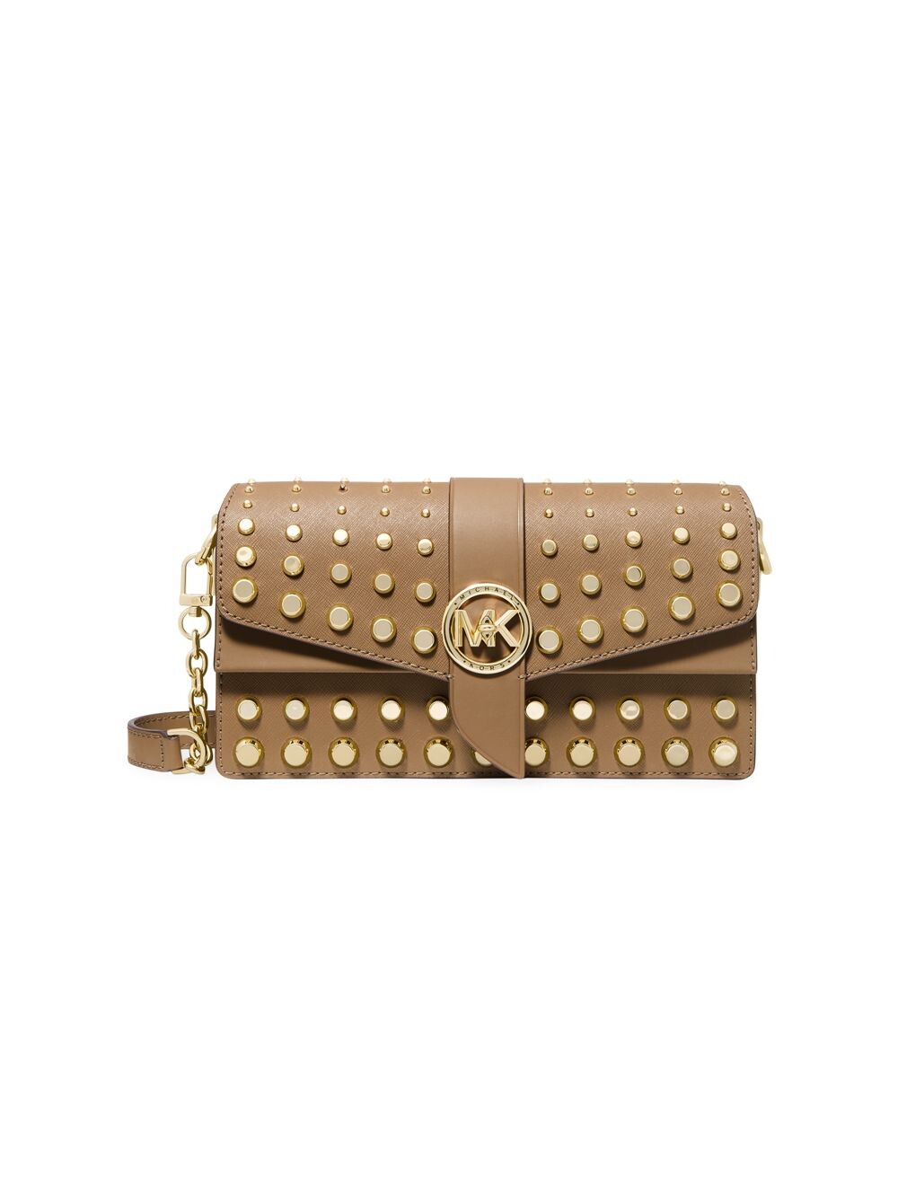 

Сумка-трансформер из кожи с заклепками среднего размера MICHAEL Michael Kors
