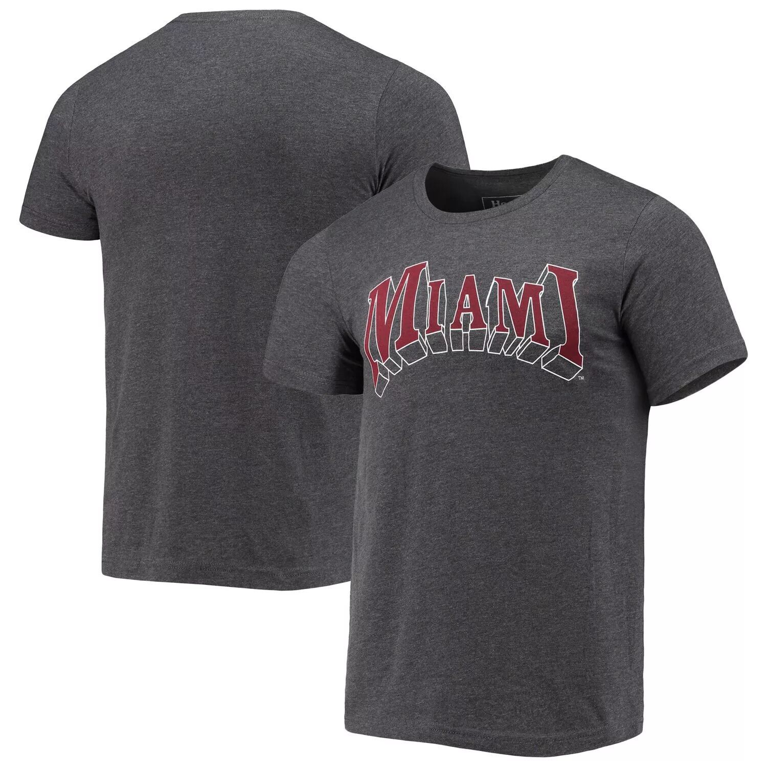 

Мужская футболка Homefield Miami University RedHawks Vintage с надписью