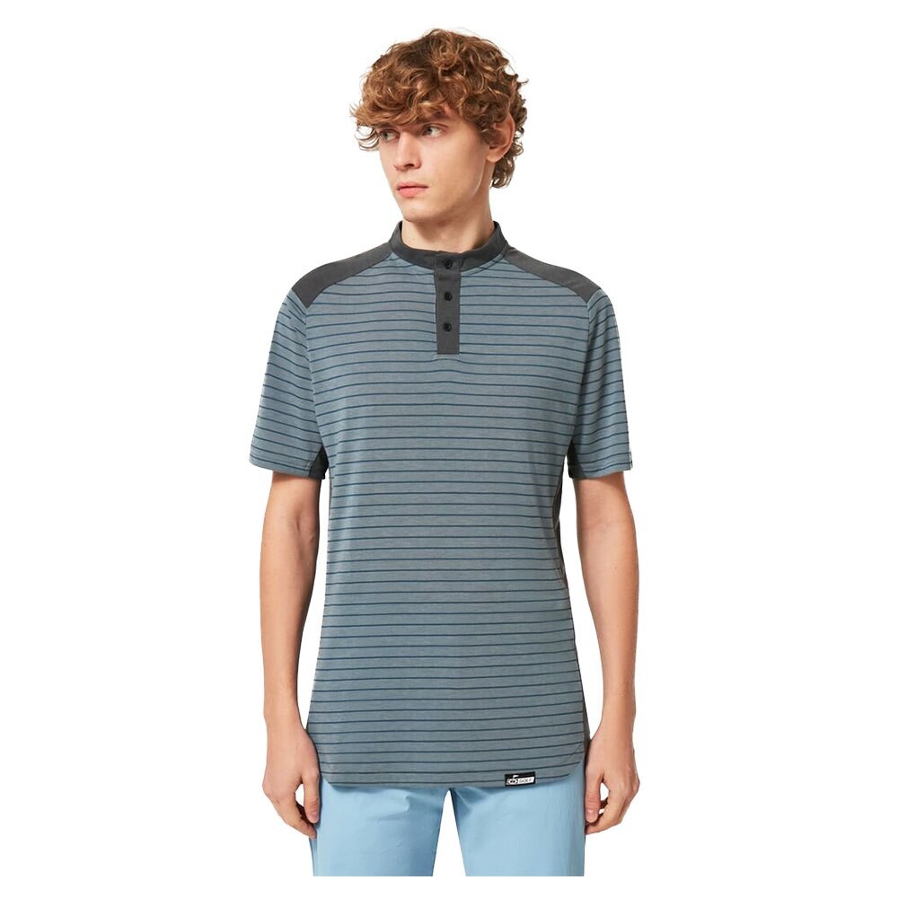 

Поло с коротким рукавом Oakley Fringe Stripe, красный