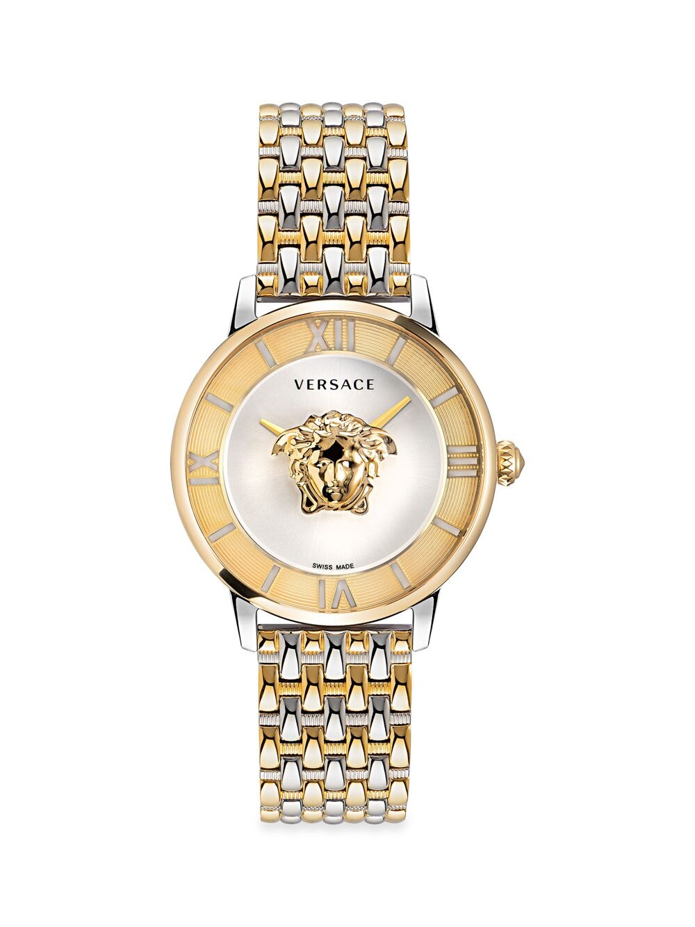 

Часы La Medusa с браслетом из нержавеющей стали Versace, желтый