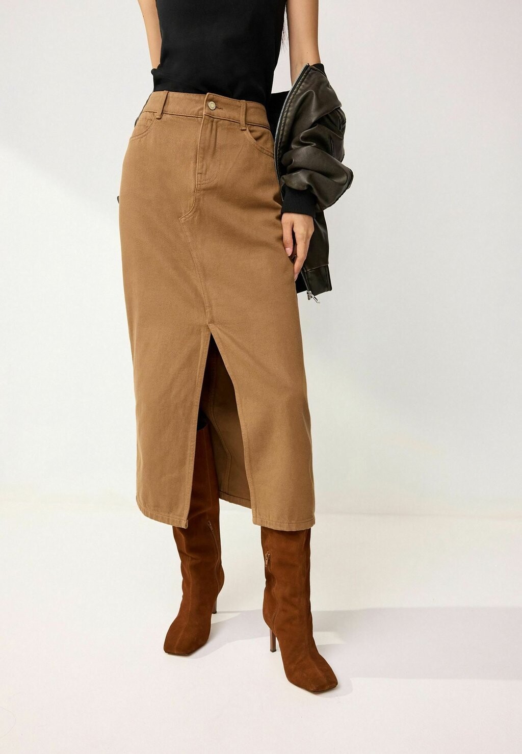 

Юбка макси REGULAR FIT Next, цвет rust brown