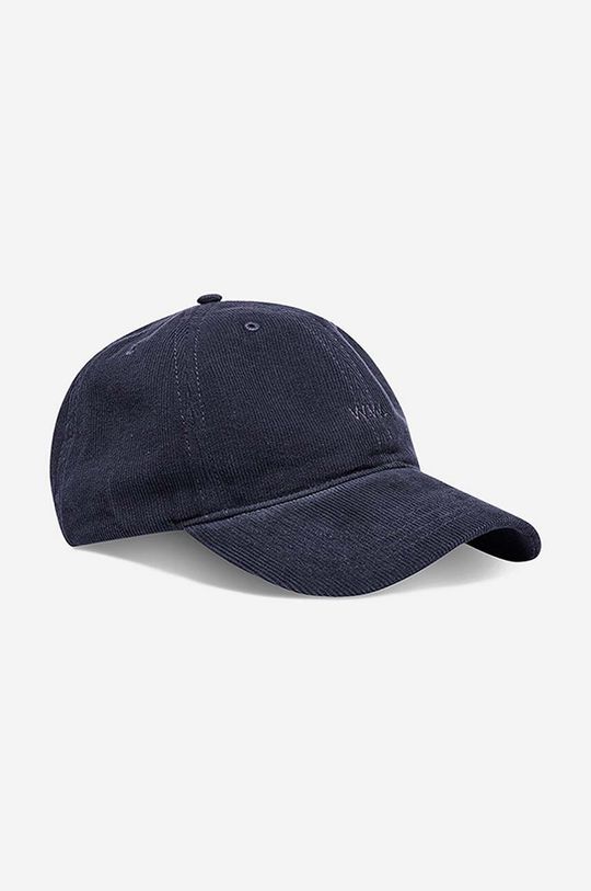 Шляпа с вельветовым козырьком Низкая вельветовая кепка Wood Wood, темно-синий