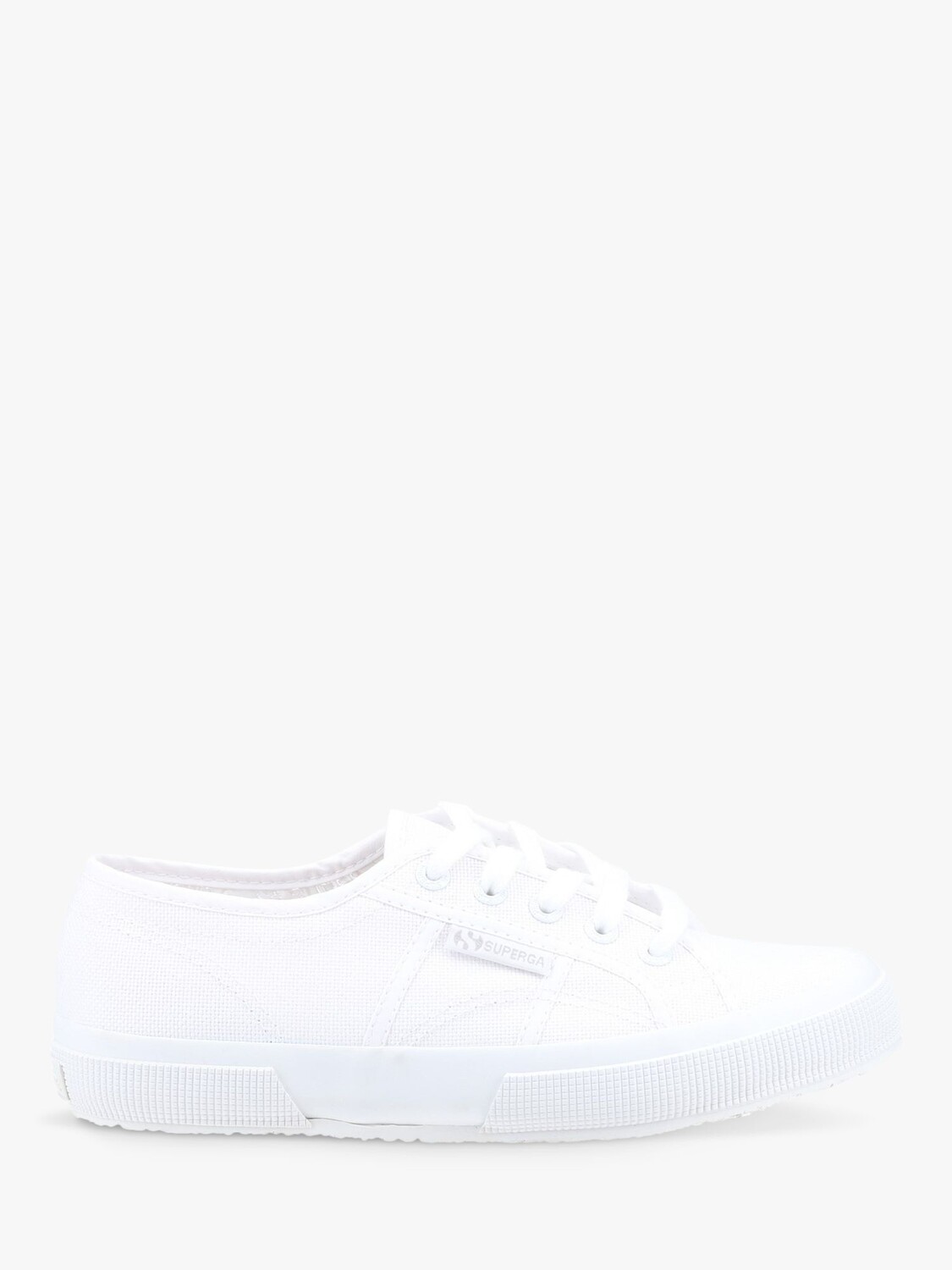 

Классические парусиновые веганские кроссовки Superga 2750 Cotu, полностью белые, Белый