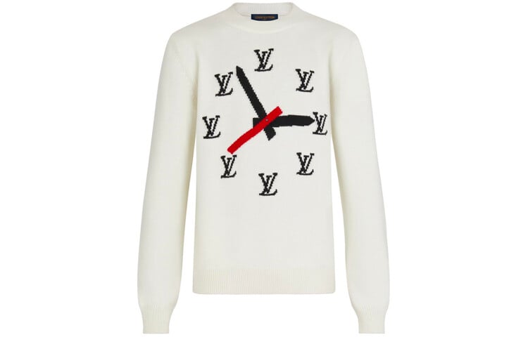 

Новые квартальные продукты LV Sweater Men Louis Vuitton, кремовый