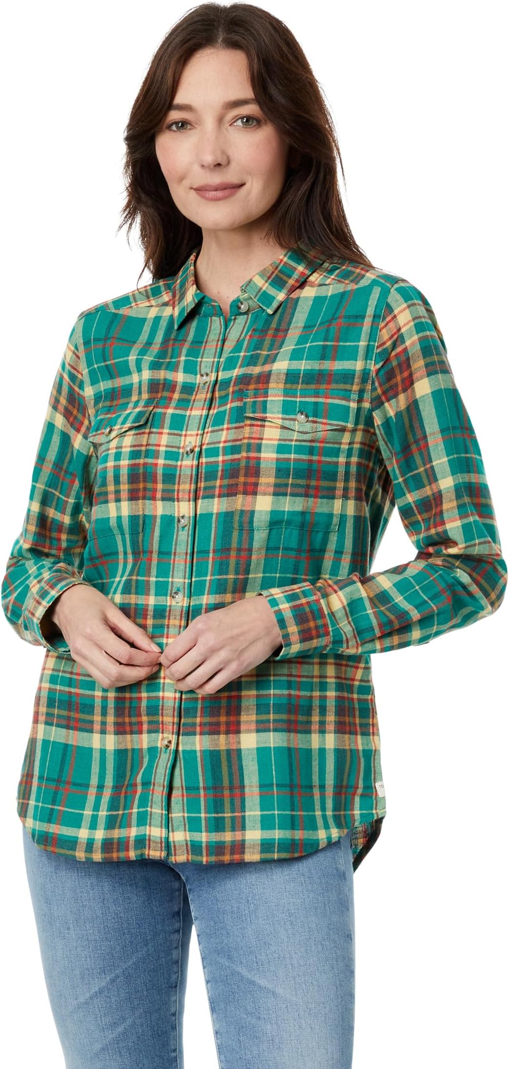 цена Фланелевая рубашка Re-Form Toad&Co, цвет Cyan