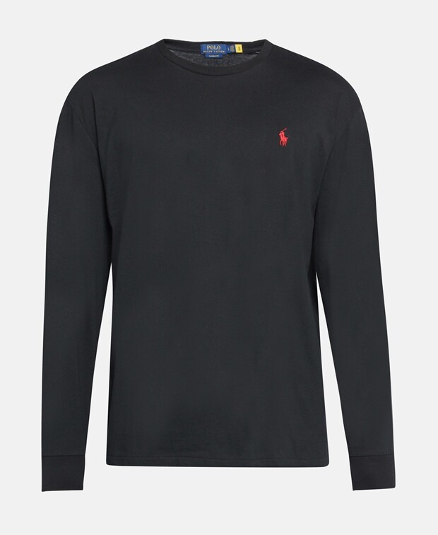 

Топ с длинными рукавами Polo Ralph Lauren, черный