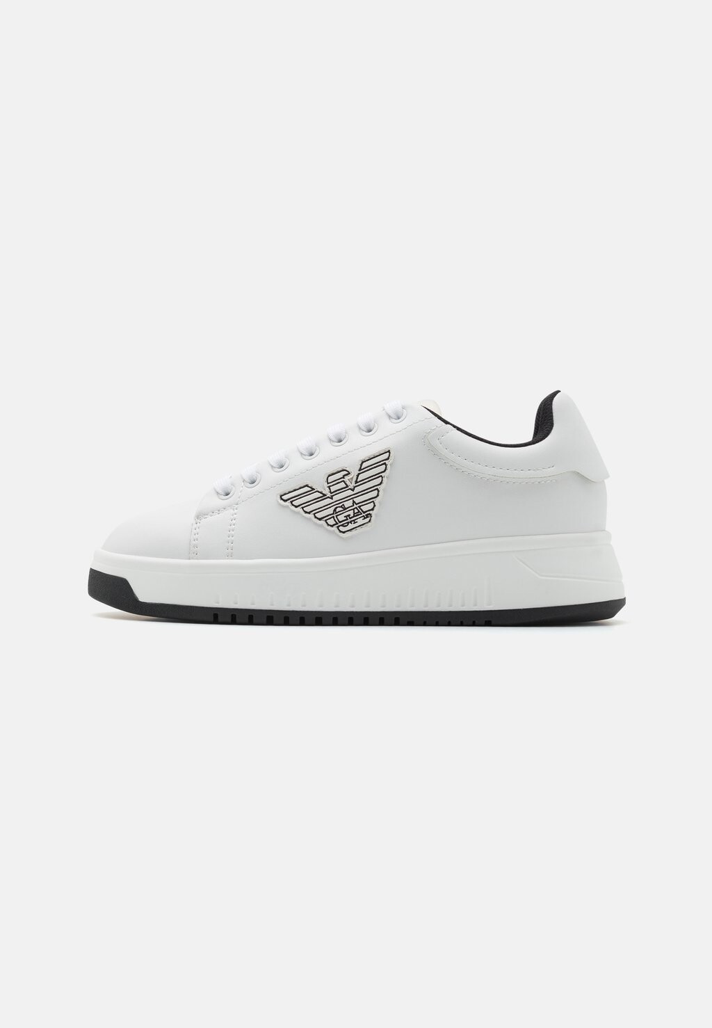 

Низкие кроссовки Eagle Emporio Armani, цвет white/black