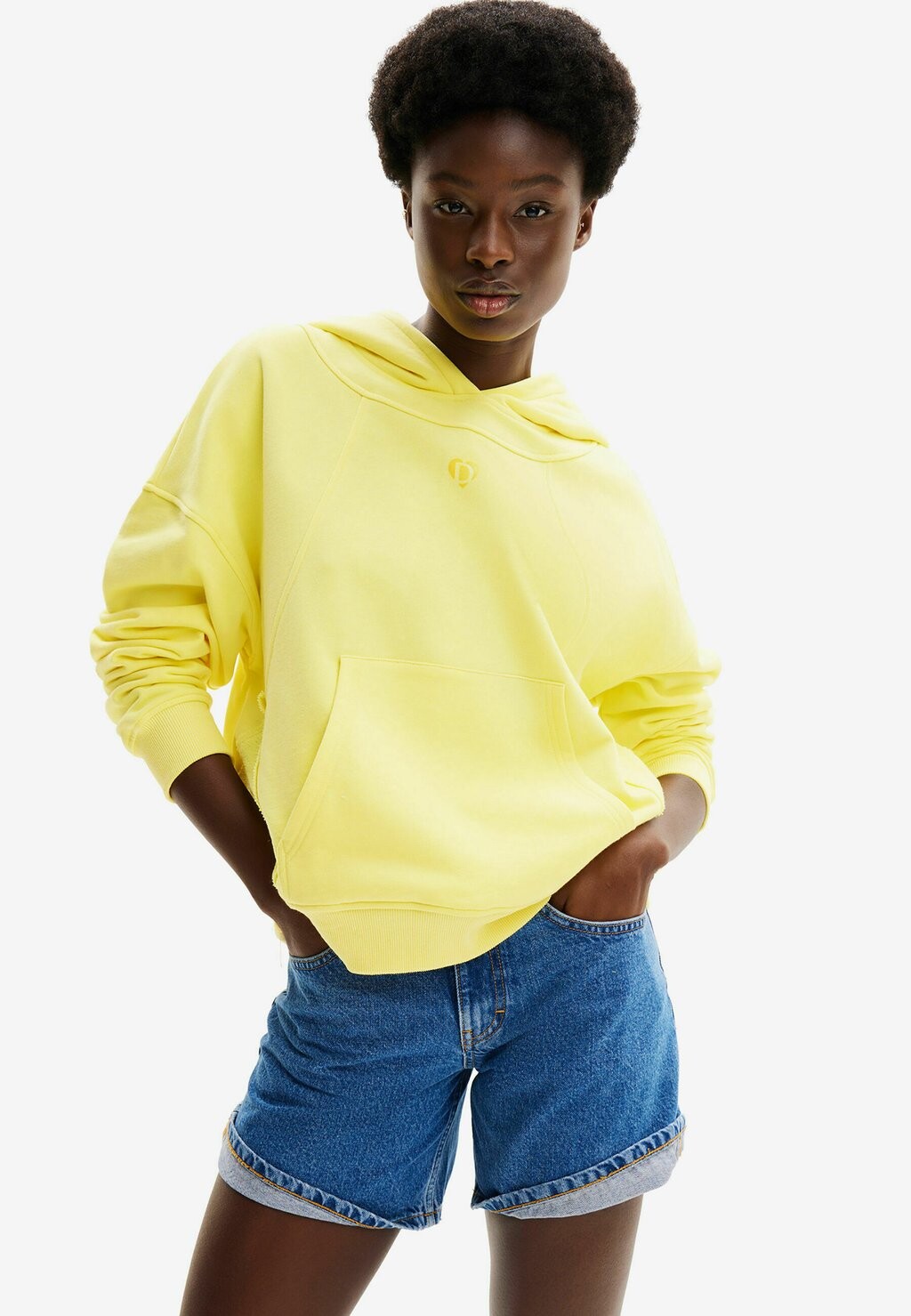 

Толстовка PATCHWORK Desigual, цвет yellow