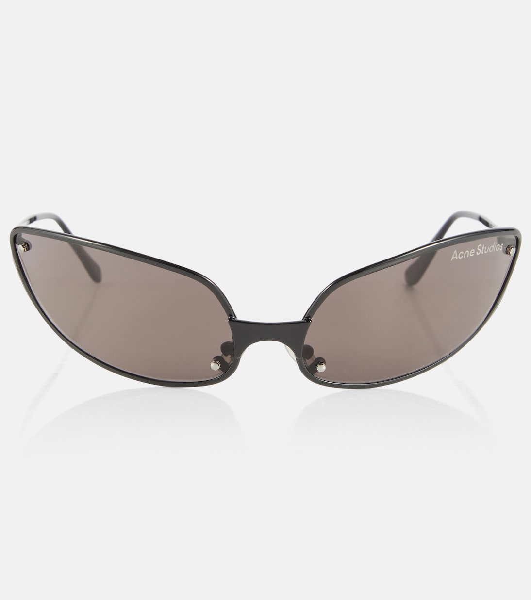 Солнцезащитные очки «кошачий глаз» Acne Studios, черный цена и фото