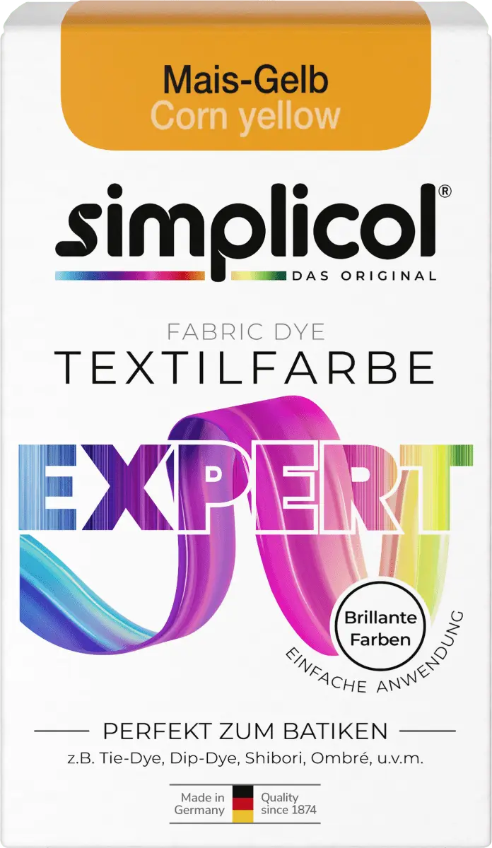 

Краситель для текстиля Expert кукурузный желтый 150г Simplicol