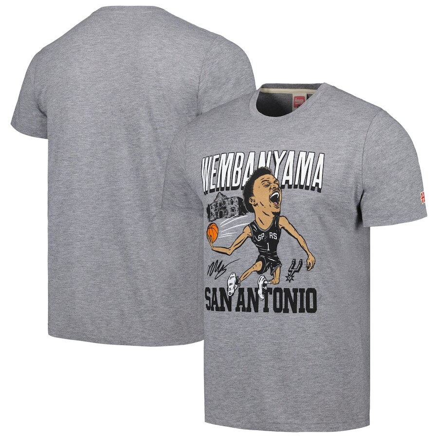 

Футболка с коротким рукавом Homage San Antonio Spurs, серый