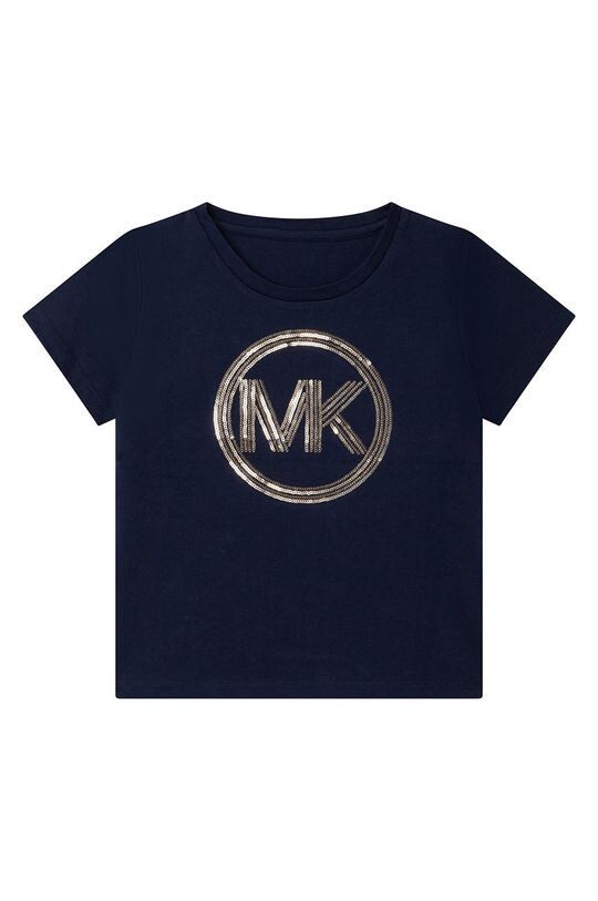 

Хлопковая футболка для детей Michael Kors, темно-синий