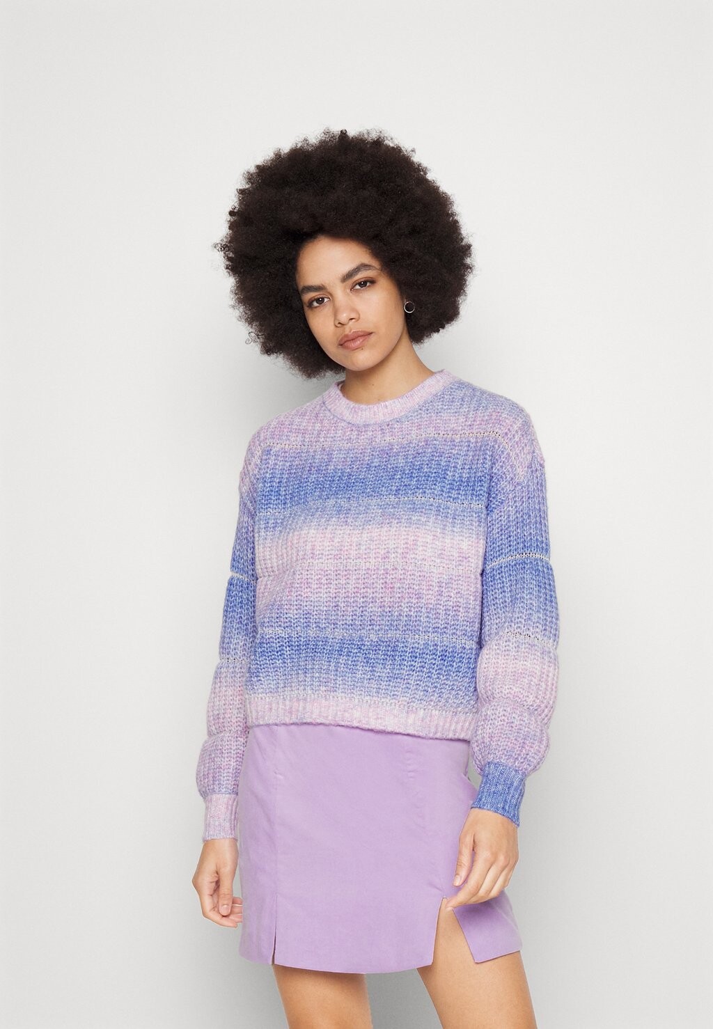 

Свитер Vero Moda Vmbegonia O Neck, розовый, Розовый;серый