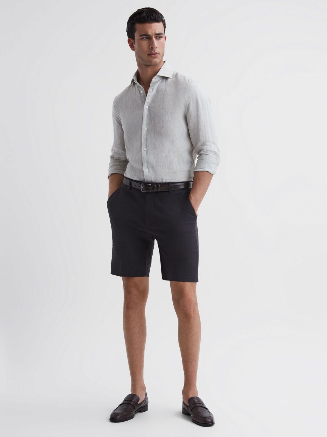 

Повседневные шорты чинос Reiss Southbury, темно-синие