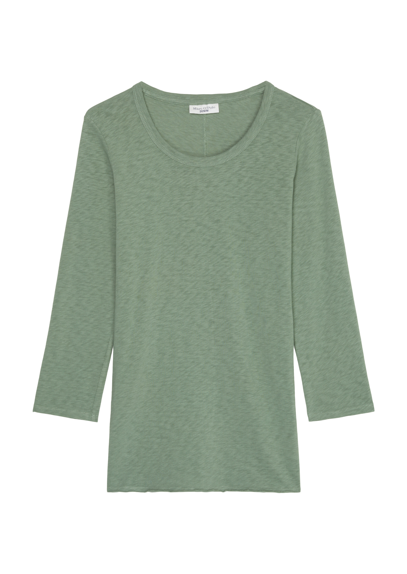 цена Рубашка Marc O'Polo T Shirt slim, цвет green bamboo