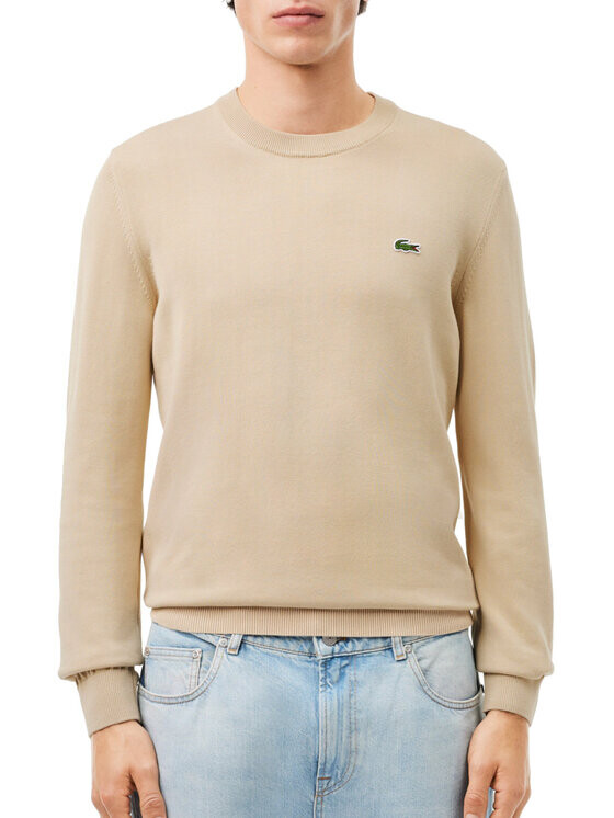 

Свитер обычного кроя Lacoste, бежевый