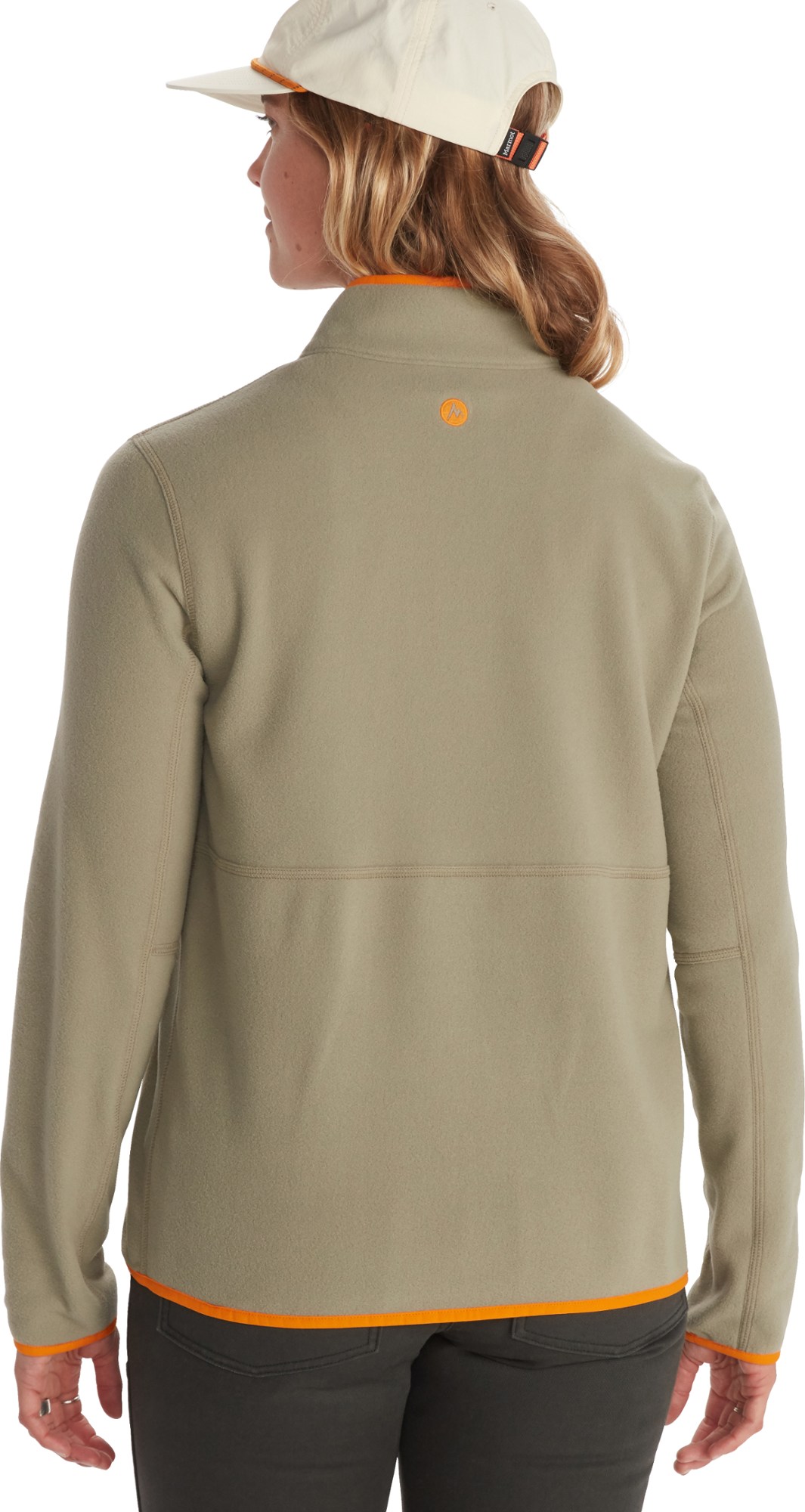 Пуловер Rocklin с молнией до половины, женский Marmot, серый