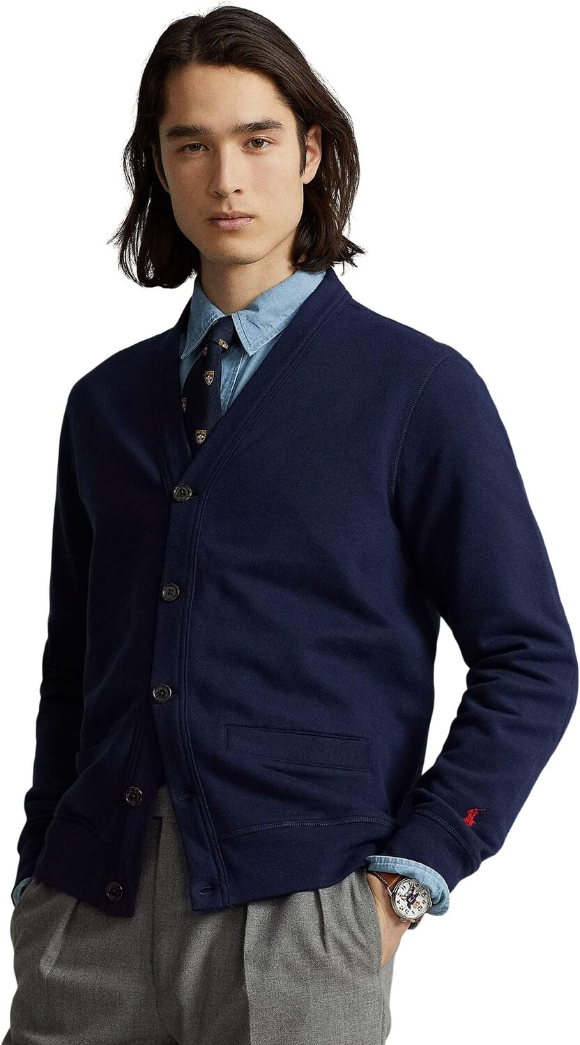 

Свитер The RL Fleece Cardigan Polo Ralph Lauren, темно-синий
