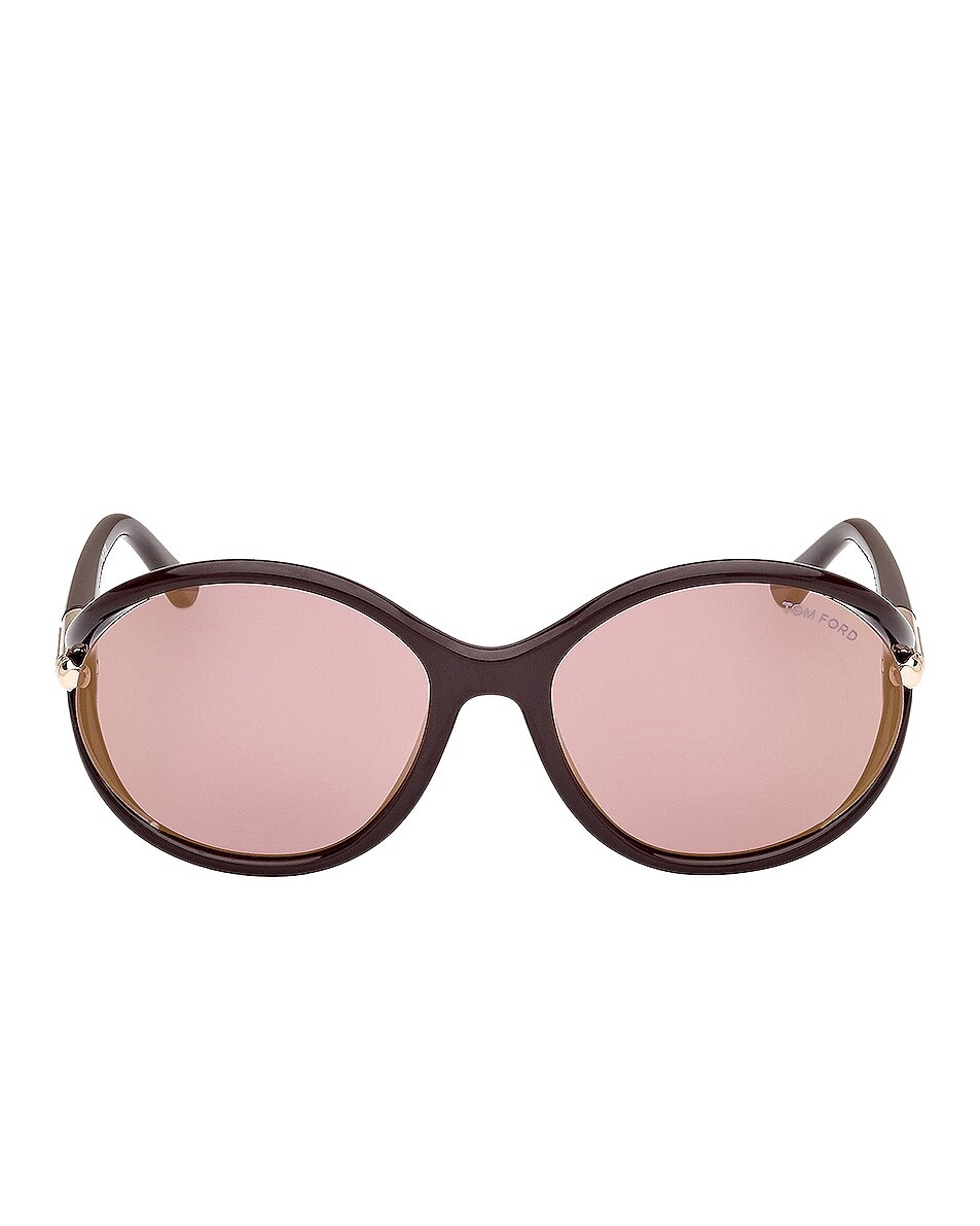 

Солнцезащитные очки Tom Ford Melody, цвет Shiny Brown & Gradient Violet
