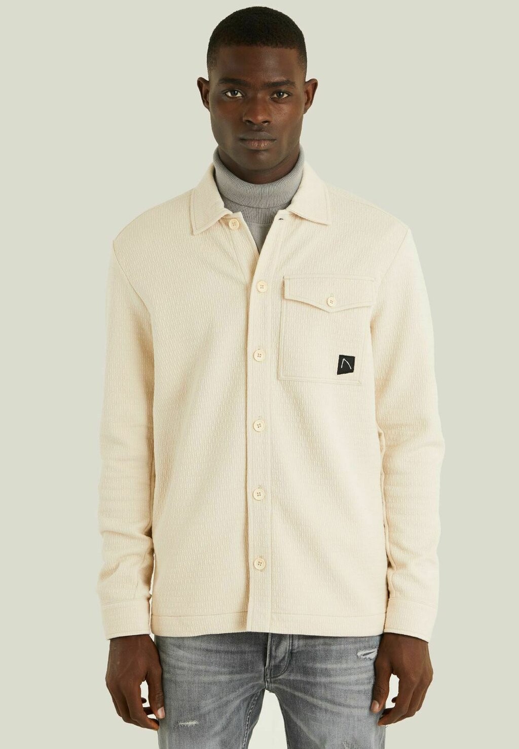 

Рубашка Flint Quilt CHASIN', цвет off white