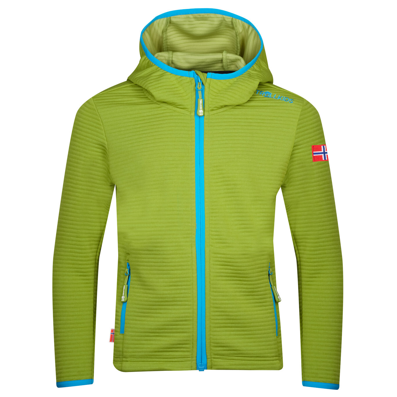 

Флисовая жилетка Trollkids Kid's Sogndal, цвет Kiwi/Vivid Blue