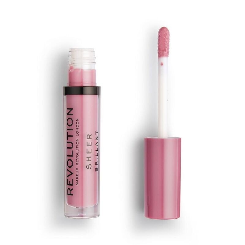 

Makeup Revolution, Sheer Brilliant, жидкая помада 143 Violet, 3 мл
