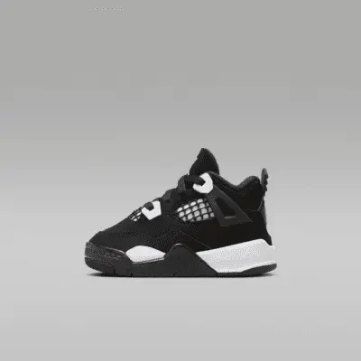 

Кроссовки Jordan 4 Retro "White Thunder", черный/белый
