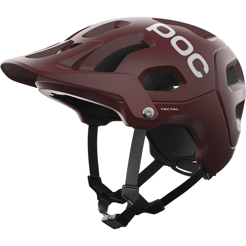 Тектальный велосипедный шлем POC, красный тектальный шлем poc цвет ammolite coral matt